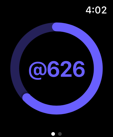Apple Watch App purple face