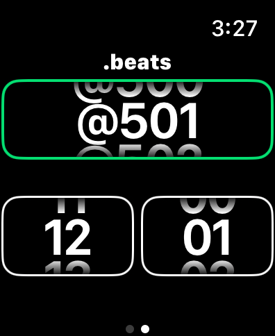 Apple Watch converter screen